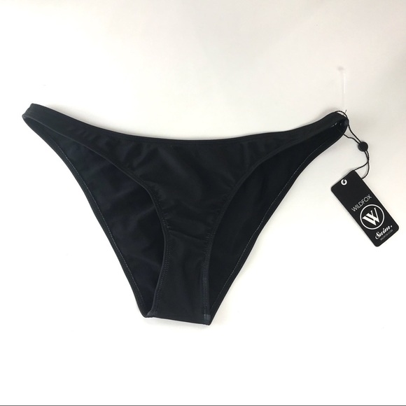 Wildfox Black Claw Print Back Bikini Swim Bottom - Picture 1 of 3
